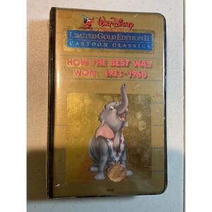 Disney Classic Limited Gold Edition II VHS How the Best Was Won 1933 1960